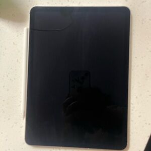 Apple Black Tablet with White Stylus